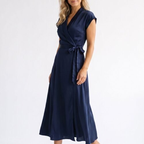 Anna Field by Zalando SATIN - Maxi dress - navy